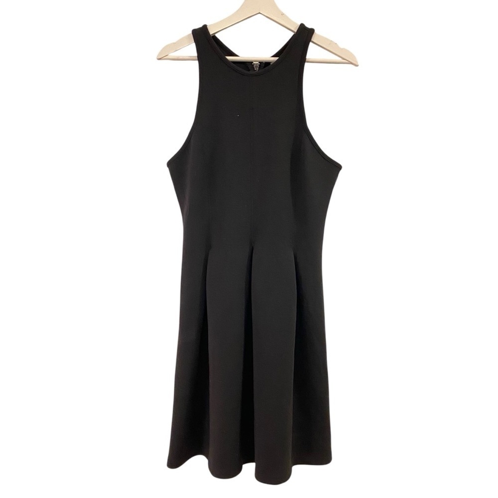 Athleta En Route Scuba Dress Black Sleeveless 511522 Women's Size Medium